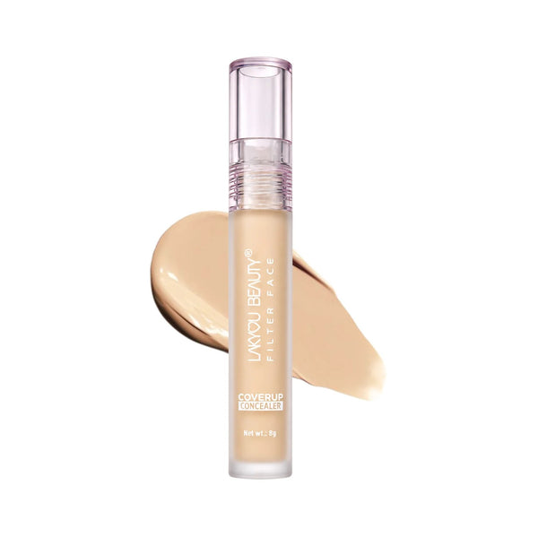LAKYOU BEAUTY Cover Up Liquid Concealer 8g | Full Coverage Concealer
