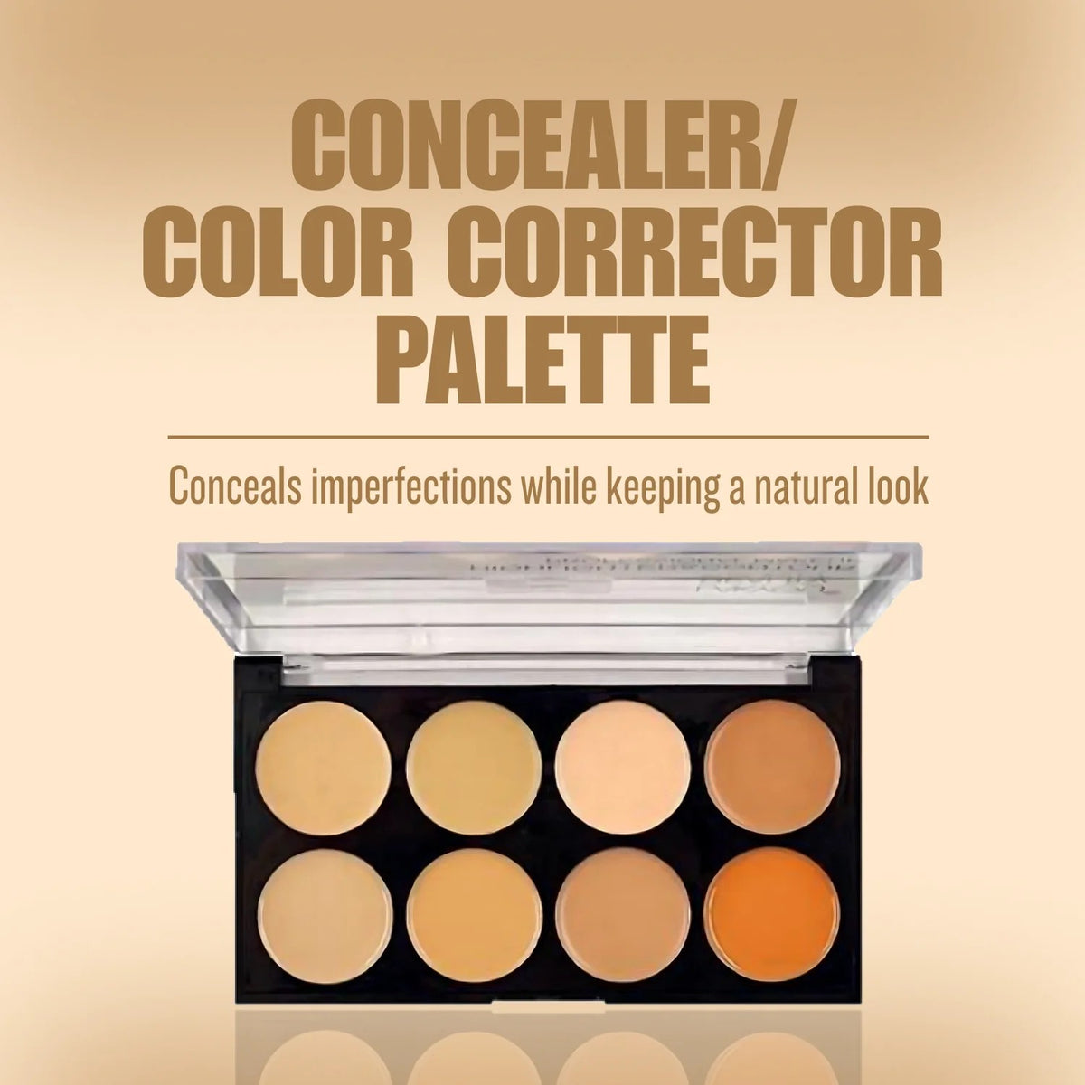 LAKYOU BEAUTY Highlight & Contour Concealer Palette | 8 Color Corrector & Concealer Palette