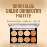 LAKYOU BEAUTY Highlight & Contour Concealer Palette | 8 Color Corrector & Concealer Palette