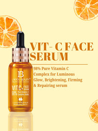 LAKYOU BEAUTY Vitamin C Face Serum 50ml | 98% Pure Vitamin C Complex | Serum for All Skin Types