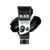 LAKYOU BEAUTY Black Peel-Off Mask 130g | Activated Charcoal Deep Cleansing Face Mask