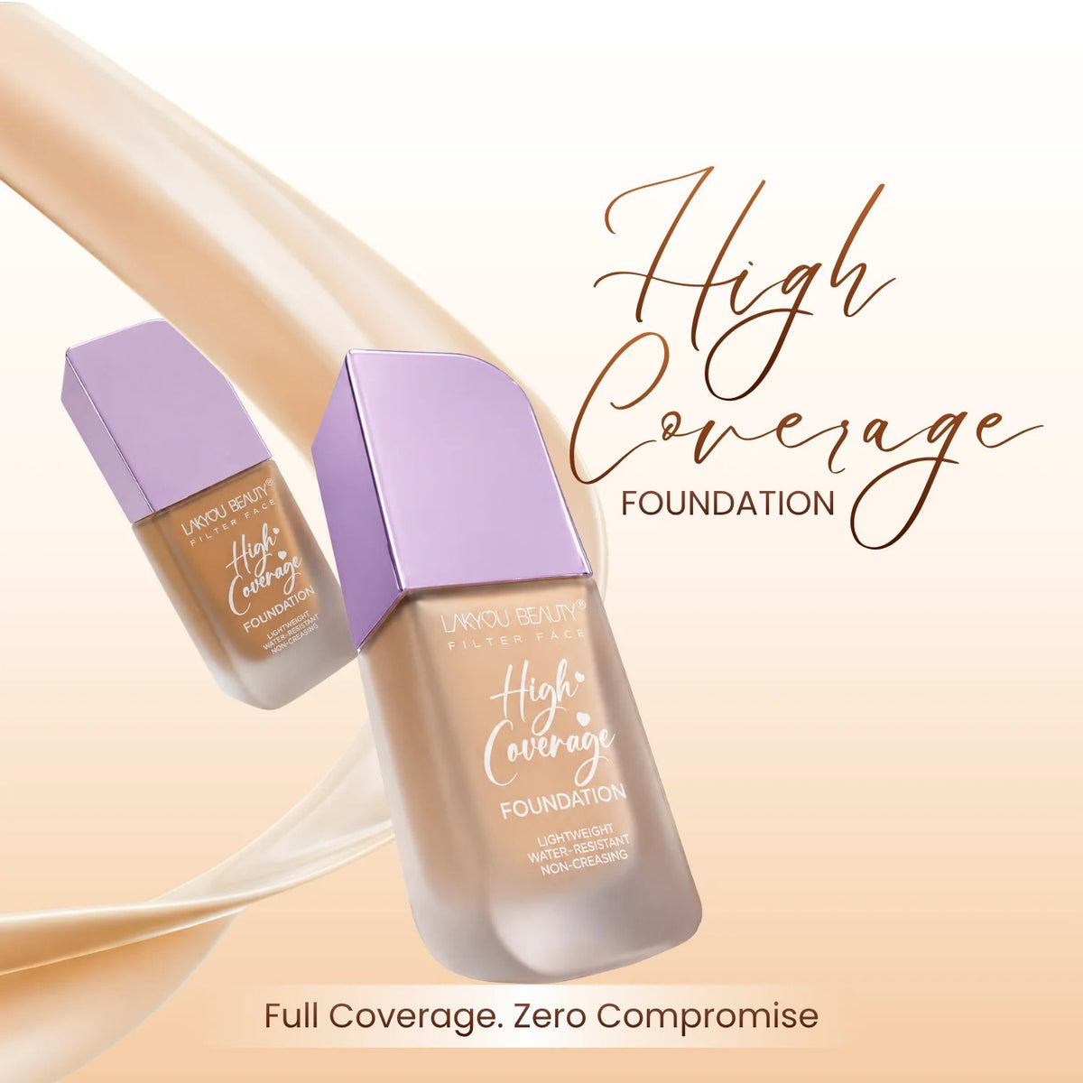 LAKYOU BEAUTY High Coverage Lightweight Foundation 40ml