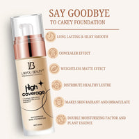 LAKYOU BEAUTY High Coverage Waterproof Foundation 60ml