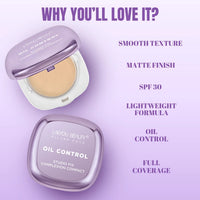 LAKYOU BEAUTY Oil Control Studio Fix Complexion Compact 15g | Weightless Matte Finish