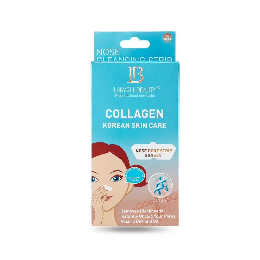 LAKYOU BEAUTY Nose Pore Strips | Blackhead Remover Strips | 10 Strips