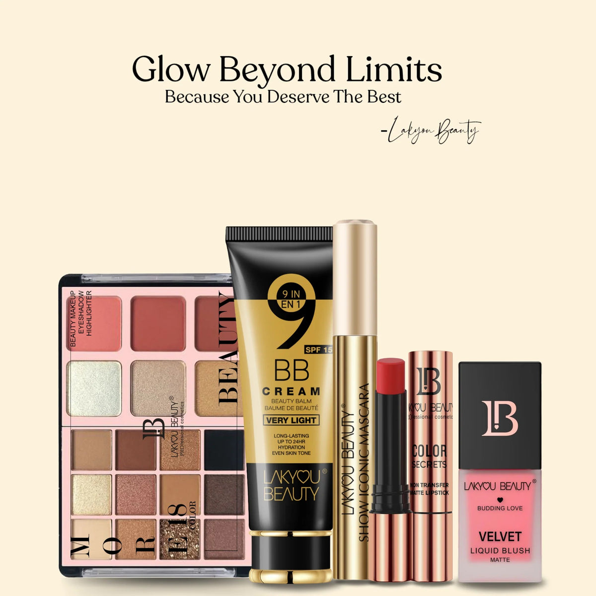 LAKYOU BEAUTY 9-in-1 BB Cream SPF 15 40ml | Lightweight Beauty Balm