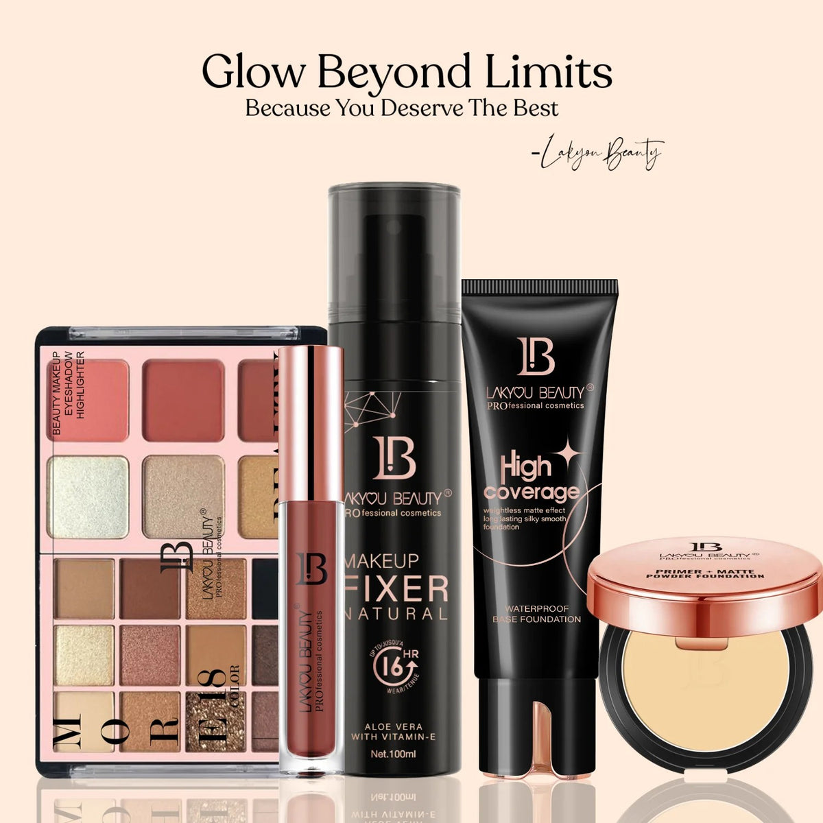 LAKYOU BEAUTY High Coverage Waterproof Foundation 50ml