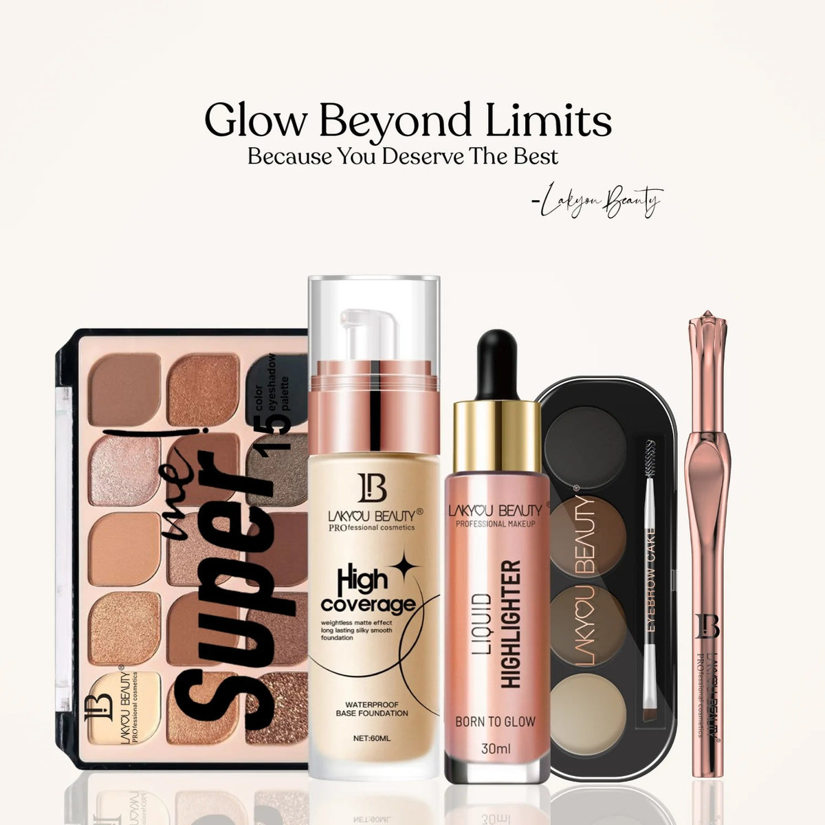 LAKYOU BEAUTY High Coverage Waterproof Foundation 60ml