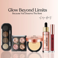 LAKYOU BEAUTY Primer + Matte Powder Foundation | 2-in-1 Compact for Flawless Matte Finish