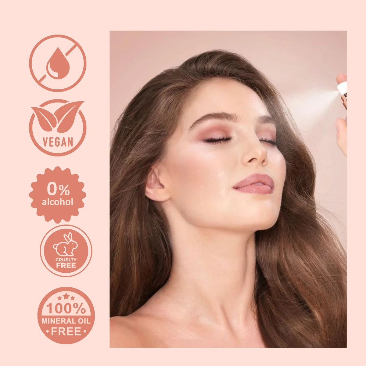 LAKYOU BEAUTY Flawless Shine Light Micro-Setting Mist 100ml | Illuminating Makeup Setting Spray