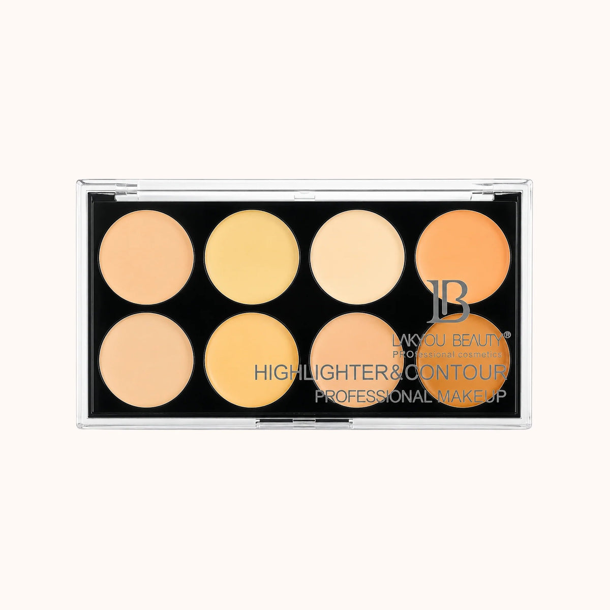 LAKYOU BEAUTY Highlight & Contour Concealer Palette | 8 Color Corrector & Concealer Palette