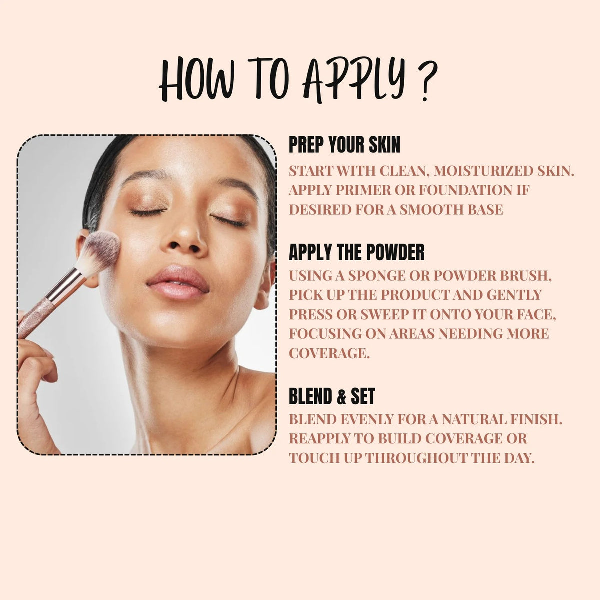 LAKYOU BEAUTY Primer + Matte Powder Foundation | 2-in-1 Compact for Flawless Matte Finish