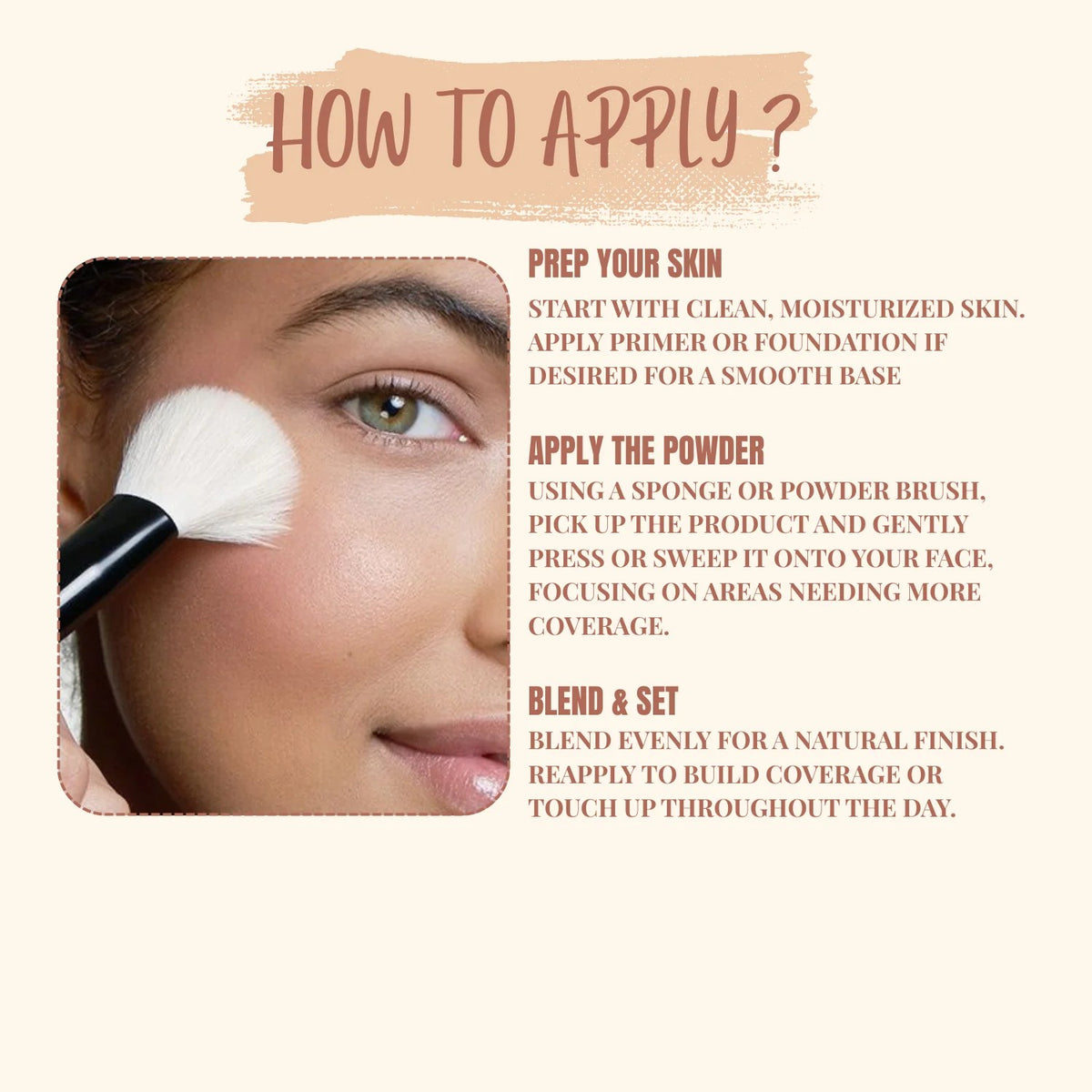 LAKYOU BEAUTY High Coverage Face Powder | Oil Control Compact with SPF 30++