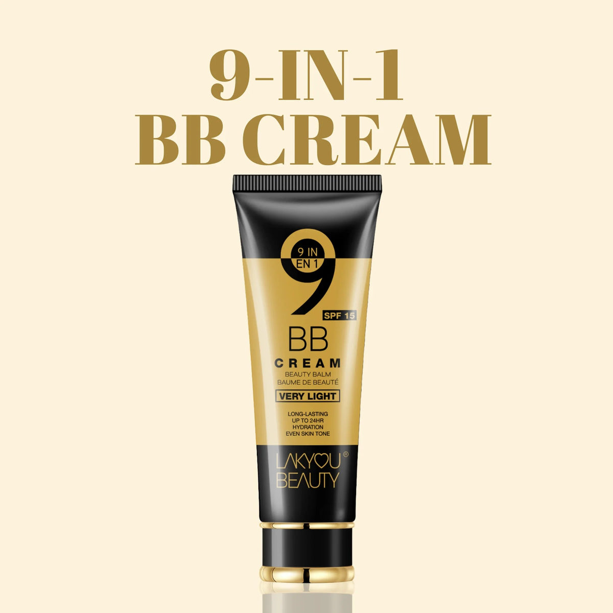 LAKYOU BEAUTY 9-in-1 BB Cream SPF 15 40ml | Lightweight Beauty Balm