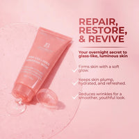 LAKYOU BEAUTY Pink Collagen Wrapping Mask 100g | Peel-Off Hydrating Face Mask