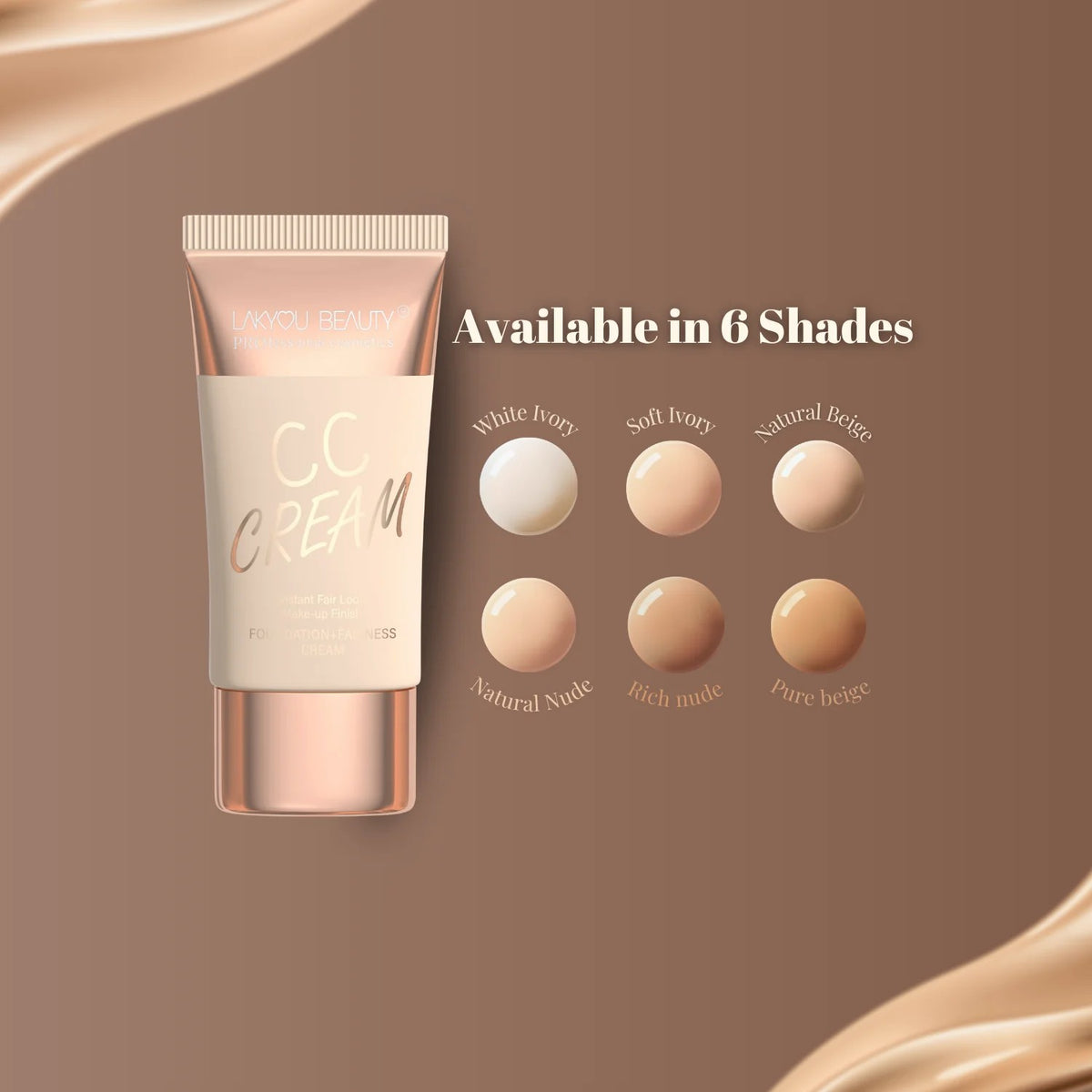 LAKYOU BEAUTY CC Cream Instant Fair Look 40ml | Color Correcting Cream
