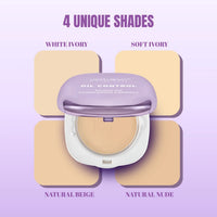 LAKYOU BEAUTY Oil Control Studio Fix Complexion Compact 15g | Weightless Matte Finish