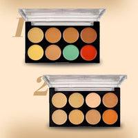 LAKYOU BEAUTY Highlight & Contour Concealer Palette | 8 Color Corrector & Concealer Palette