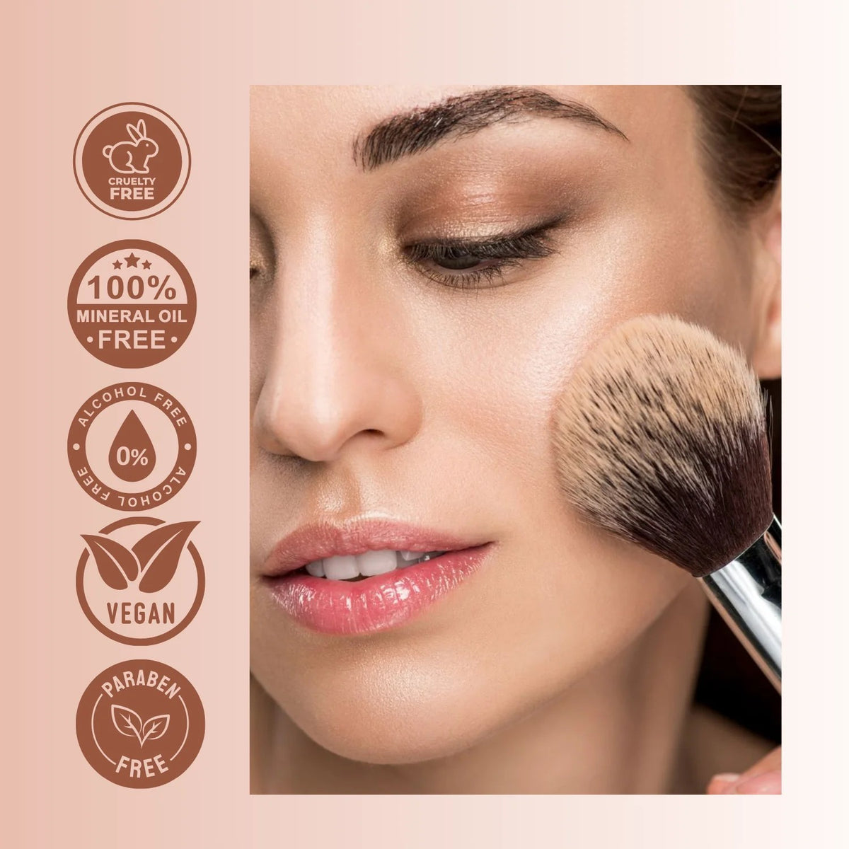 LAKYOU BEAUTY Primer + Matte Powder Foundation | 2-in-1 Compact for Flawless Matte Finish