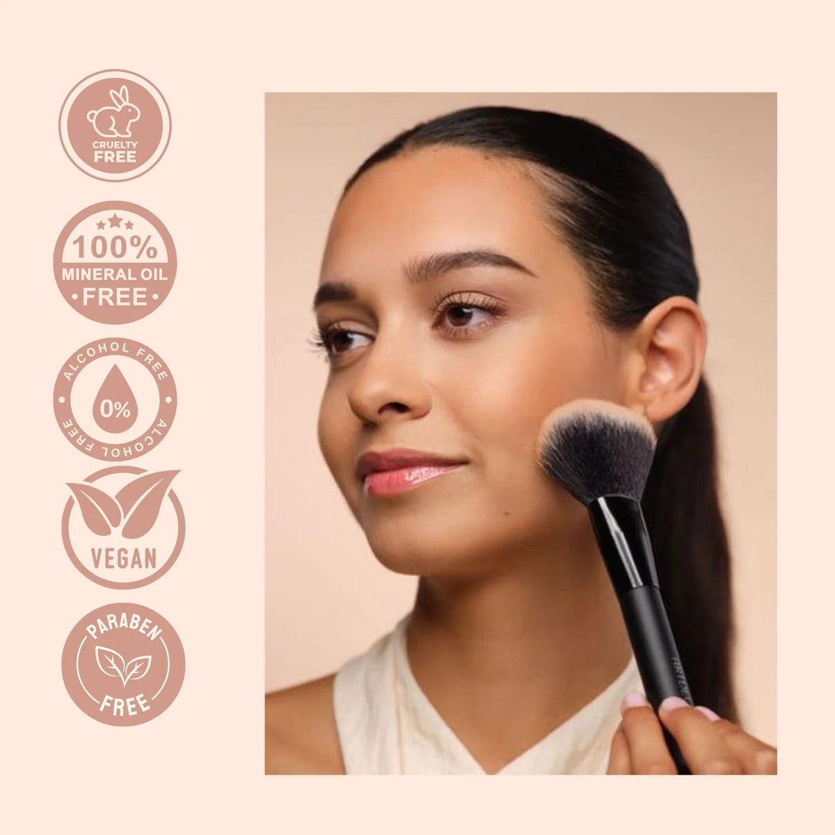 LAKYOU BEAUTY Primer + Matte Powder Foundation | 2-in-1 Compact for Flawless Matte Finish
