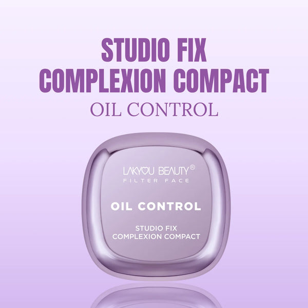 LAKYOU BEAUTY Oil Control Studio Fix Complexion Compact 15g | Weightless Matte Finish