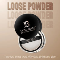 LAKYOU BEAUTY HD High Definition Loose Powder | Translucent Setting Powder for Flawless Matte Finish